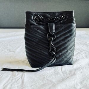 Rebecca Minkoff Mini Edie Quilted Leather Crossbody and Shoulder Bag